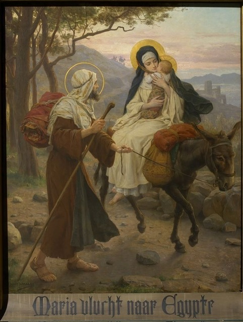 LEVÁNTATE TOMA AL NIÑO Y A SU MADRE Y HUYE